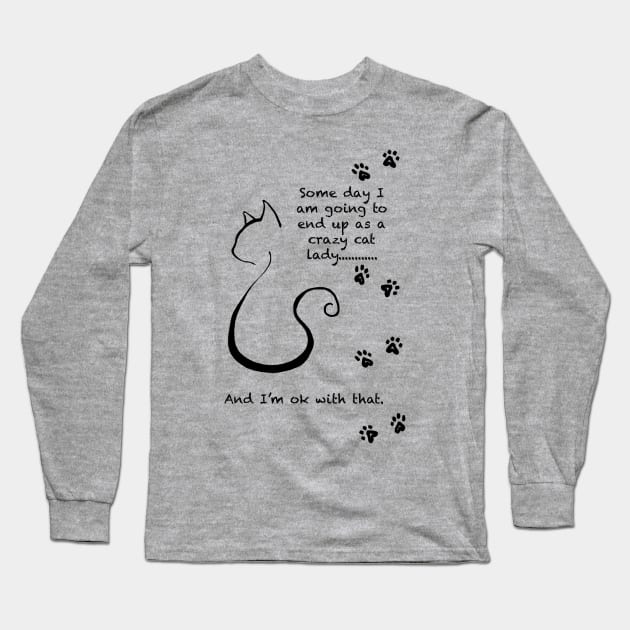 Cat Lady Long Sleeve T-Shirt by emilyisnotamused 